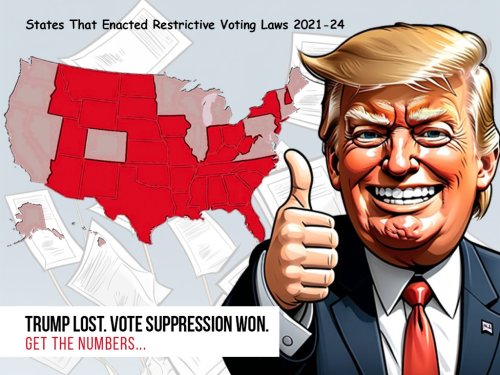 Trump Lost. Vote Suppression Won. Here are the numbers…