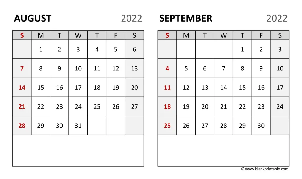 2022 Calendar Printable - cover