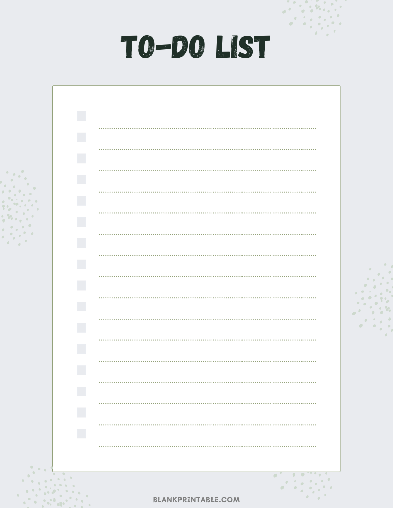 Daily Planner Printable - cover