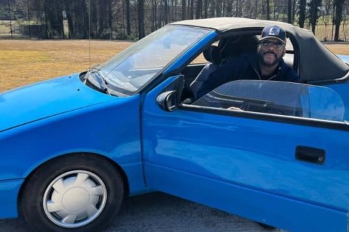 Tyler Perry Posts Photo With The Same Model Car That Was His Shelter When Homeless: 'So Sweet On The Other Side Of Pain'
