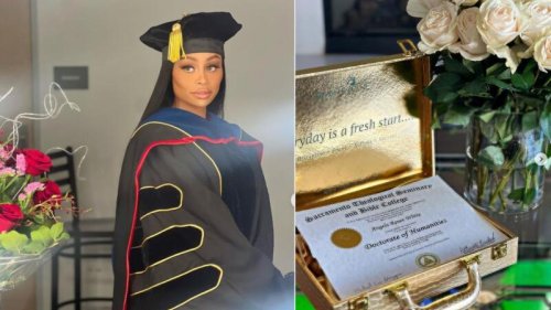 Blac Chyna Shares Clip From Getting Her Honorary Doctorate Degree God Has Never Given Up On Me