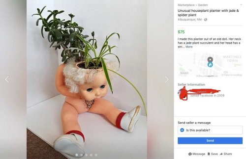 There are some really weird things sold on Facebook Marketplace right now