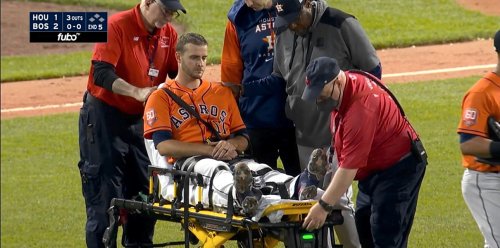 Scary and Bizarre Injury in Boston, as Astros Pitcher Jake Odorizzi Just Goes Down