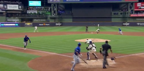 The Cubs Did the Little-League Double-Steal Play on the Brewers ... And It Worked!
