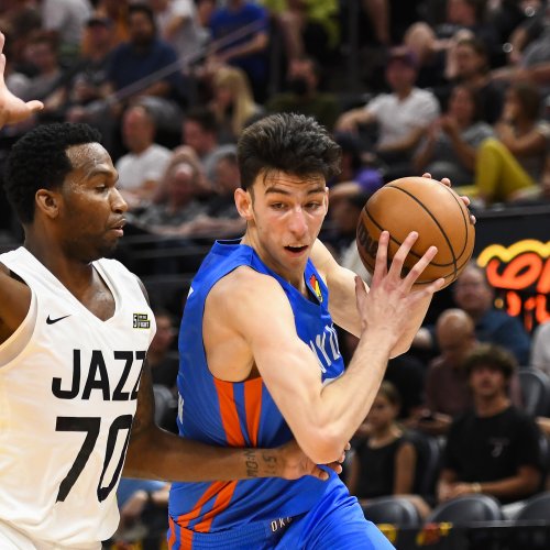 Chet Holmgren on Breaking Summer League Block Record: 'I'm Coming to Break It Again'