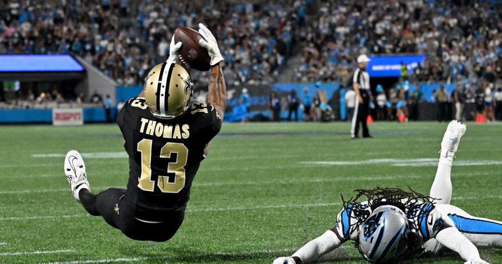 Oct 24, 2010: New Orleans Saints tight end David Thomas (85) celebrates a  touchdown during game action between the New Orleans Saints and the  Cleveland Browns at the Louisiana Superdome in New