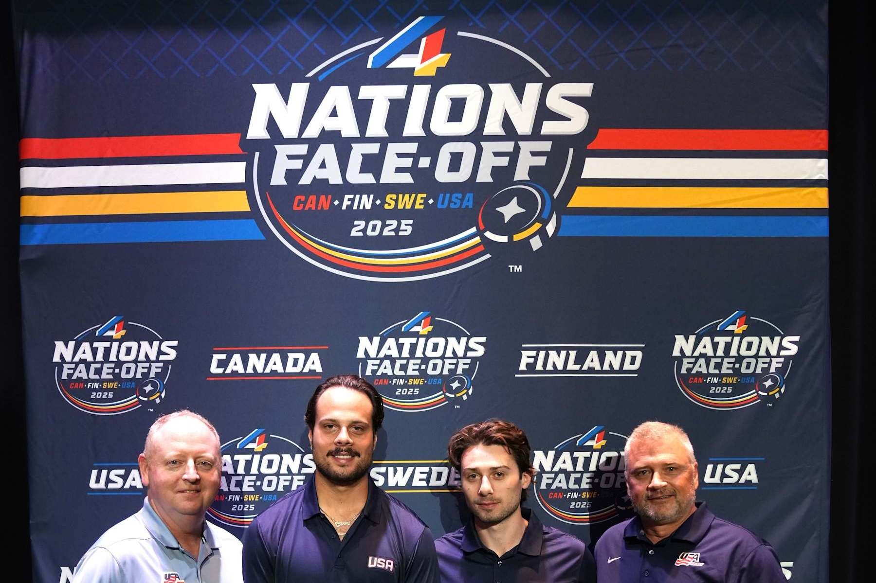 Photo: NHL Unveils USA, Canada, Finland, Sweden Jerseys for 2025 4 Nations Face-Off