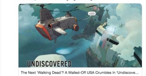 Undiscovered Country #1 is Image Comics' Biggest Genuine Launch in Five Years With 83,000 Pre-Orders