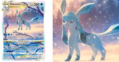 The Cards Of Pok mon TCG Crown Zenith Part 53 Glaceon Illustration 
