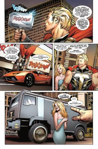 Roxxon Presents: Thor #1 Preview: Thor's Corporate Cosplay