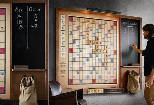 Wall Scrabble | By Restoration Hardware