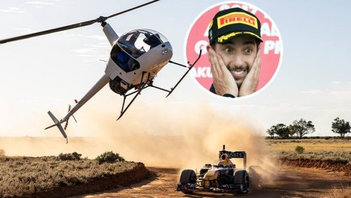 Vor dem Australien-GP: Ricciardo in waghalsigem Rennen gegen einen Heli
