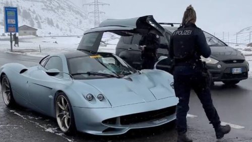 Bündner Polizei stoppt 6,6-Mio-Bolide auf dem Bernina