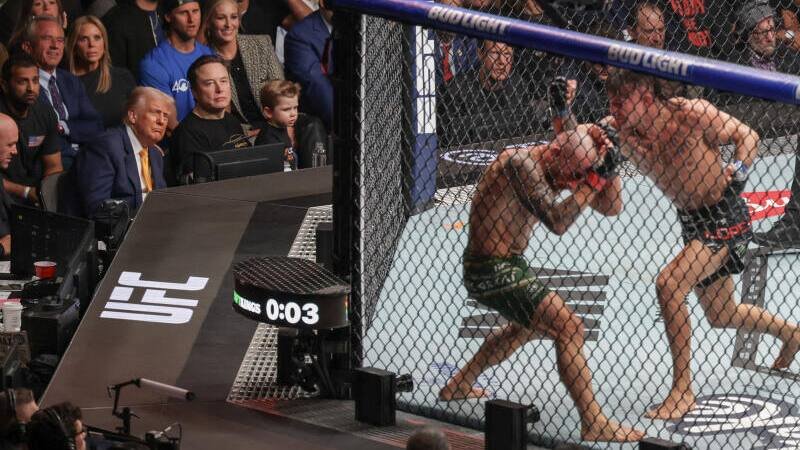 Donald Trump ovationné lors d'un événement UFC