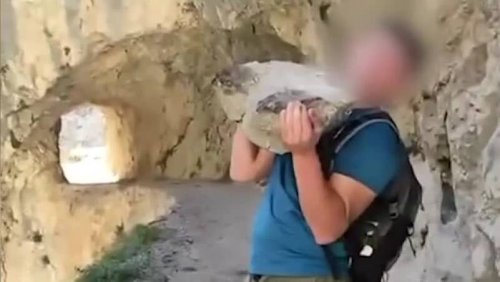 Stein in Schlucht geworfen: Tourist droht eine Geldbusse von 200'000 Franken