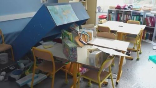 «Une vision de carnage»: Les images d'une école mise à sac par de jeunes enfants dans le Doubs