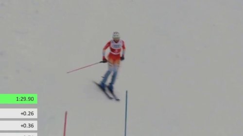 Les Championnats suisses pipés?: Michelle Gisin a délibérément freiné avant la ligne d'arrivée