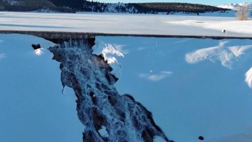 Grosse Gefahr in Utah: 20-Meter-Riss in Staudamm