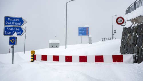 La route de la vallée de Saas fermée jusqu'à nouvel ordre