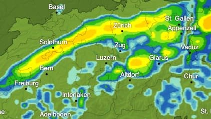 Jetzt wirds überall nass: Am Dienstag gibts Regen – und Gewitter!