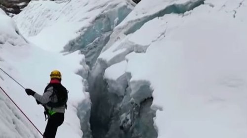 Auf dem Gletscher: Rettungstraining endet beinahe im Desaster