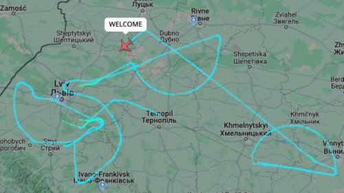 Que signifient ces motifs?: Un mystérieux avion survolant l'Ukraine fait sensation sur la toile