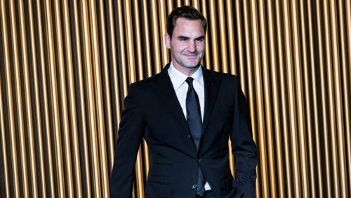 Mit ihm hat niemand gerechnet: Roger Federer überrascht an Champagner-Party