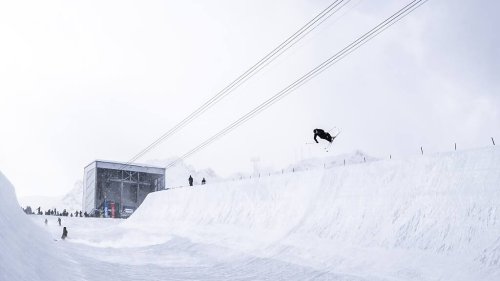 Ski- und Snowboard-Freestyler: WM-Halfpipe im Engadin eingeweiht
