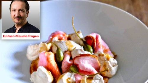 Einfach Claudio fragen: Wie mache ich ein zeitgemässes Vitello tonnato?