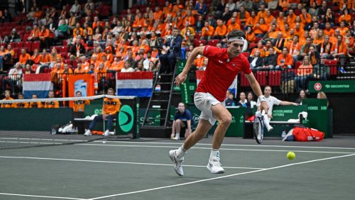 Davis Cup in Holland: Schweizer nach Hüsler-Pleite in Rücklage