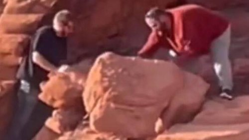 «Wer kennt diese Arschlöcher?»: Nationalpark-Besucher zerstören Uralt-Felsen in den USA