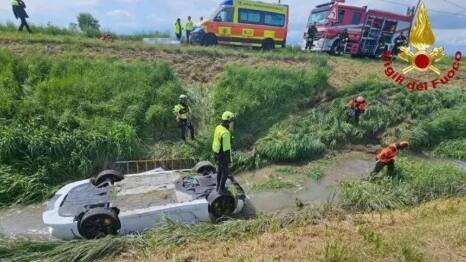Luca P. (†51) wurde in Luxusbolide eingeklemmt und ertrank: Geschäftsmann landet bei Venedig mit Lamborghini Gallardo in Graben – tot
