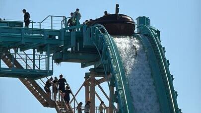 Panne im Europapark: Atlantica SuperSplash steckt fest