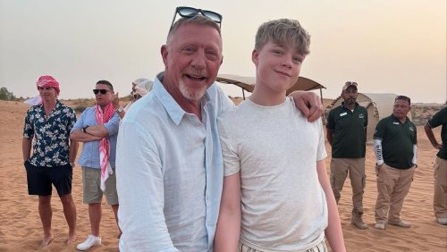 Mit Sohn Amadeus: Boris Becker macht Osterferien in Dubai