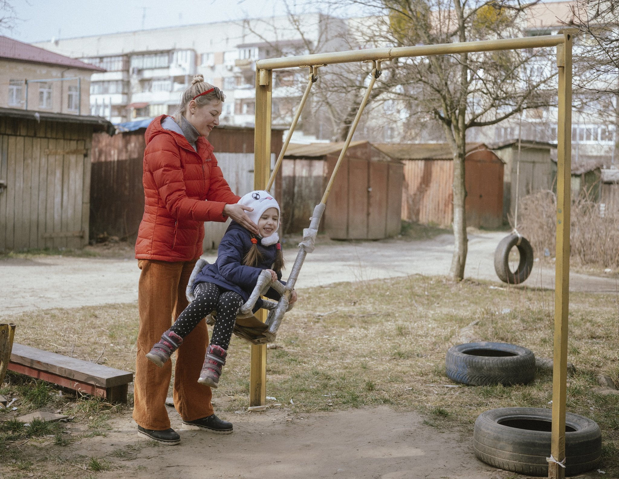 Le quotidien des Ukrainiens déplacés par la guerre