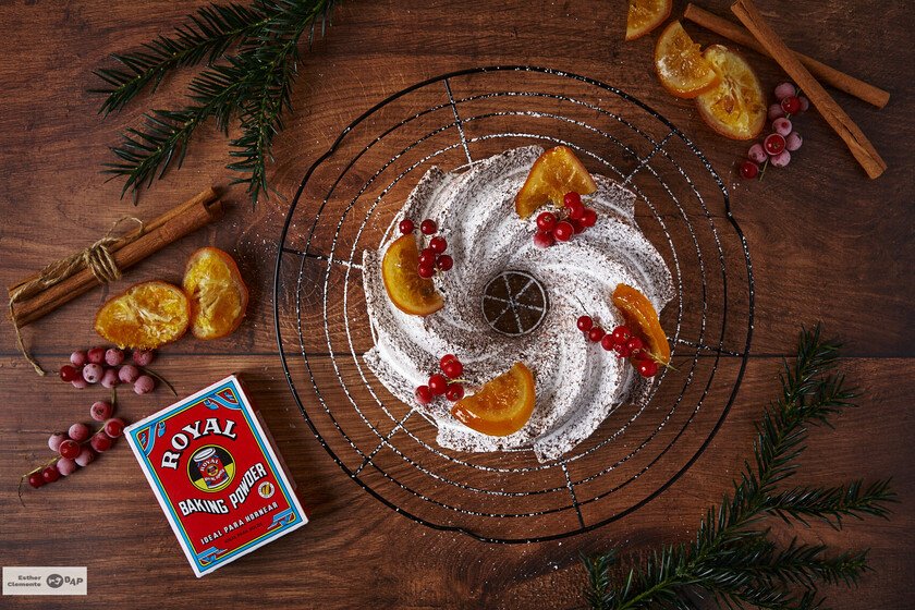 Corona de Noel, el bizcocho fácil para desayunar como un rey estas navidades