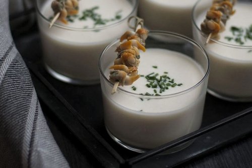 11 recetas de cremas que podéis servir en vasito para el picoteo del finde