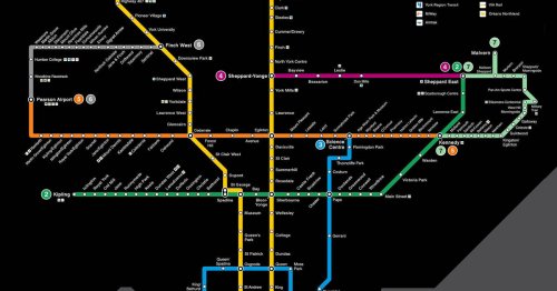 High school student creates map of what the TTC will look like in 2035 ...