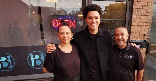 Trevor Noah surprised staff at Toronto restaurant when he showed up for a late lunch
