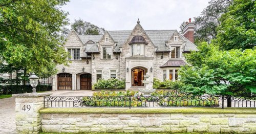 This lavish $11.4 million mansion for sale in Toronto has a movie theatre and sauna