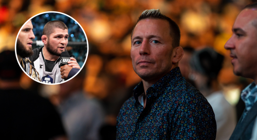 Georges St-Pierre reveals the strategy he would've used to beat Khabib Nurmagomedov