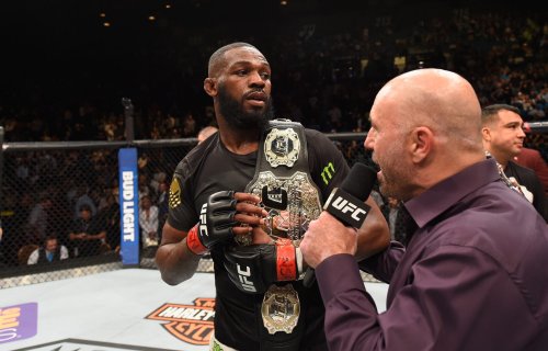 Jon Jones handed UFC belt back to Dana White after returning with a win following 15-month absence