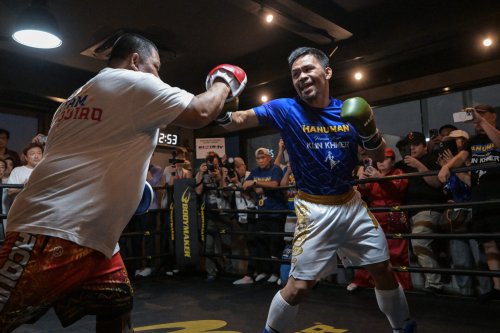 ‘Hang them up’… Fans react to Manny Pacquiao’s training footage ahead of world title comeback aged 46