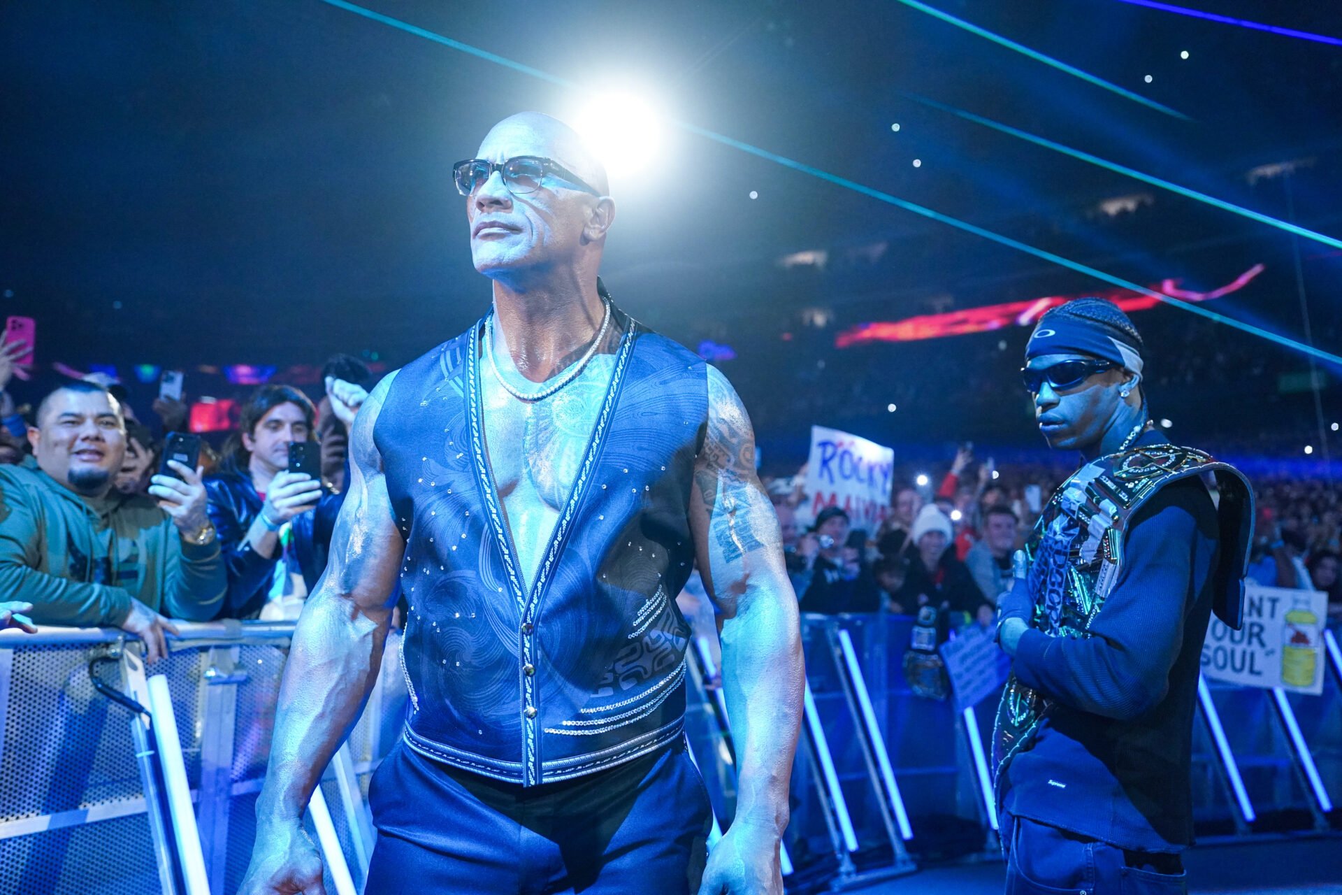 WWE legend destroys Travis Scott after he 'shoot slapped' Cody Rhodes under The Rock’s orders at Elimination Chamber