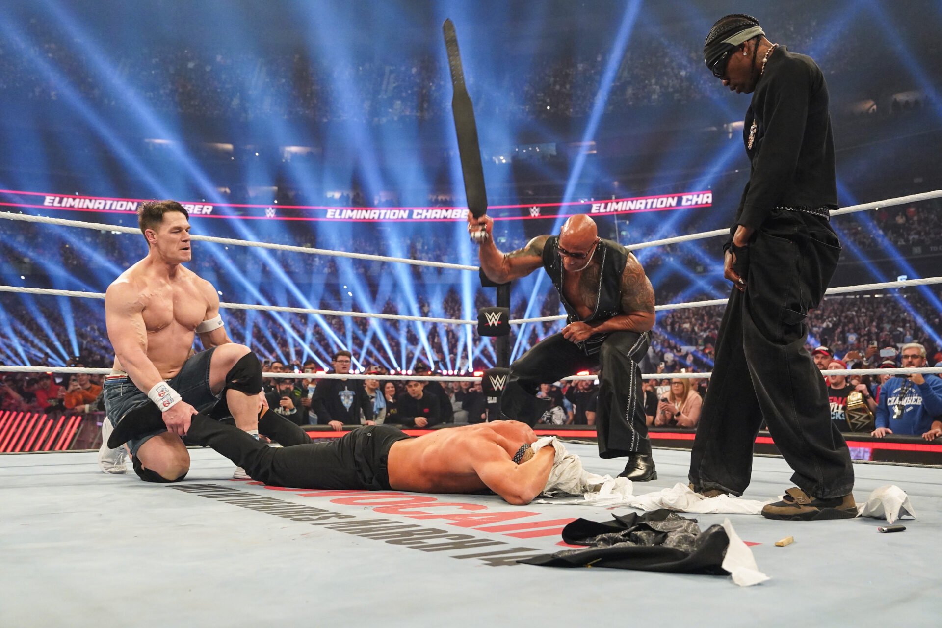 Travis Scott told AEW star 'wild' WWE details ahead of shocking John Cena heel turn