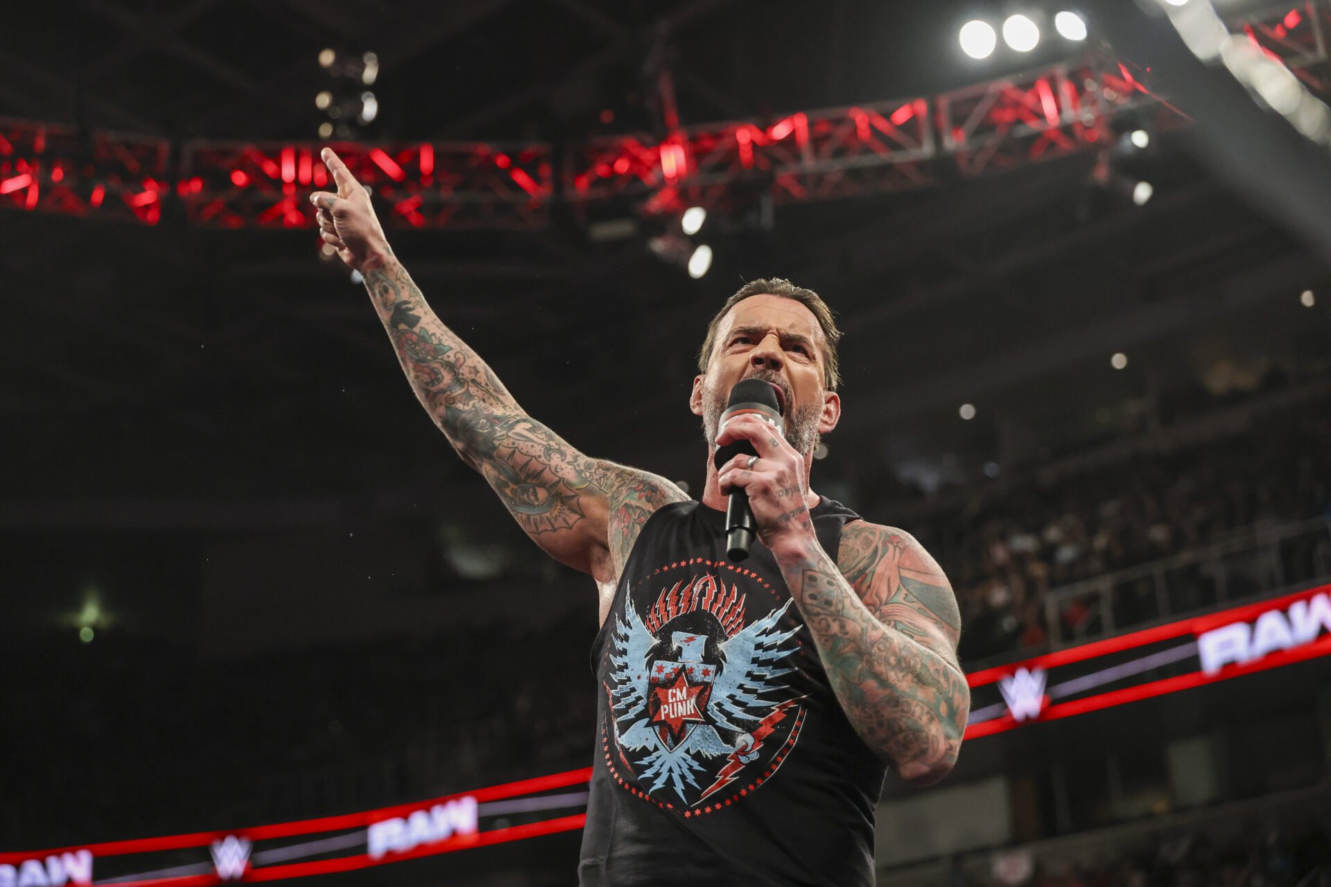 Viewers claim CM Punk 'went off script' during heated segment on WWE RAW