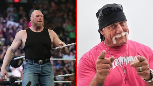 'To tease him': Hulk Hogan gave Brock Lesnar a bizarre nickname ahead of their only WWE match