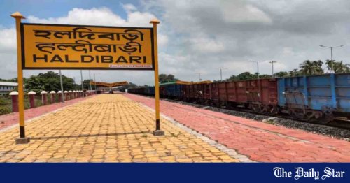 Bangladesh, India start freight train services on Haldibari-Chilahati route