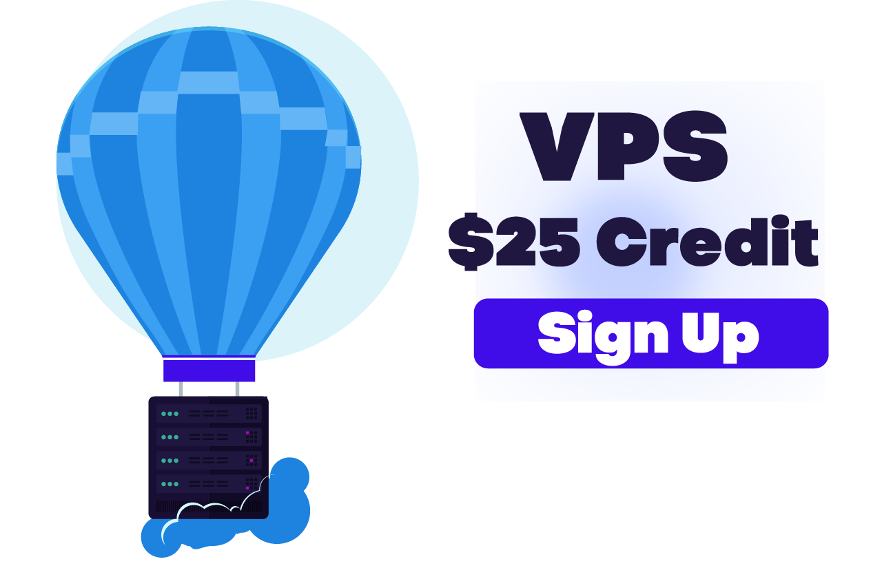 $25 Credits VPS Hosting cover image