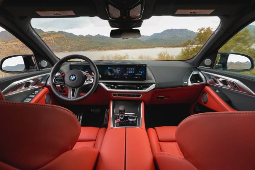 BMW XM Mineral White With Sakhir Orange Interior Shows Bold Spec